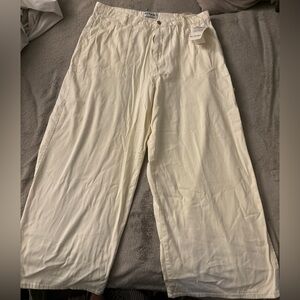 Kreamy - Women's Cozy  Pants  - Cream - 1X